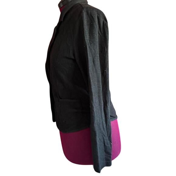 Womens Blazer Size XL Black Corduroy Professional Twee Classic Retro Office Wear - Picture 5 of 8